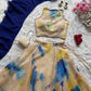 Watercolor Print Organza Lehenga Set