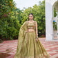 Gold Crush Embroidered Lehenga Set