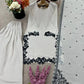 Embroidered Star Georgette Suit Set with Farshi Pant and Dupatta
