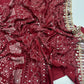 Bandhani Mirror Work Saree