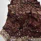 Bandhani Mirror Work Saree