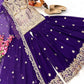 Embroidered Silk Palazzo Suit with Dupatta