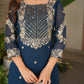 Embroidered Georgette Palazzo Suit with Dupatta