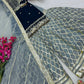 Embroidered Georgette Palazzo Suit with Dupatta