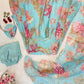 Organza Silk Printed Anarkali Suit with Dupatta and Bag