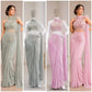 Sequin Embroidered Ready Drape Saree