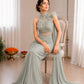 Sequin Embroidered Ready Drape Saree
