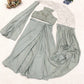 Sequin Embroidered Ready Drape Saree