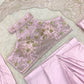 Sequin Embroidered Ready Drape Saree