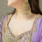 Designer Embroidered Silk Palazzo Suit with Dupatta