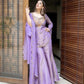 Designer Embroidered Silk Palazzo Suit with Dupatta