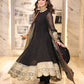 Black Sequin Scallop Anarkali