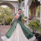 Bandhani Medallion Jacket Lehenga