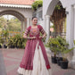 Bandhani Medallion Jacket Lehenga