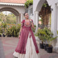 Bandhani Medallion Jacket Lehenga