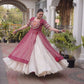 Bandhani Medallion Jacket Lehenga