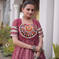 Bandhani Medallion Jacket Lehenga