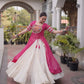 Bandhani Medallion Jacket Lehenga