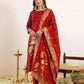 Purple Banarasi Jacquard Kurta