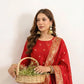 Purple Banarasi Jacquard Kurta