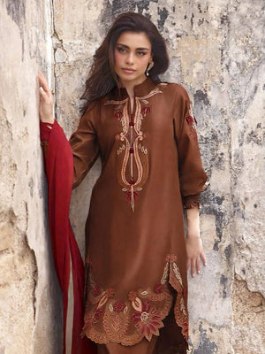 Cocoa Brown Potli Tassel Kurta Set