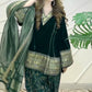 Emerald Velvet Gota Border Suit