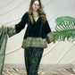 Emerald Velvet Gota Border Suit