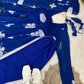 Royal Blue Fox Georgette Printed Anarkali Set with Dupatta