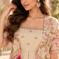 Ivory Floral Tassel Cape Palazzo Set