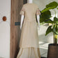 Ivory Floral Tassel Cape Palazzo Set