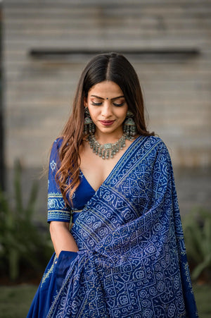 Vaishali Silk Printed Lehenga Set with Dupatta