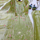 Lime Orgenza Silk Suit