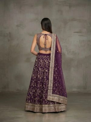 Royal Georgette Lehenga Set for Wedding and Festive Wear