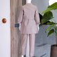 Taupe Fringe Jacket Co-ord