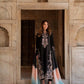 Pure Muslin Floral Print Partywear Gown Set