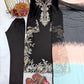 Pure Muslin Floral Print Partywear Gown Set