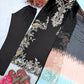 Pure Muslin Floral Print Partywear Gown Set