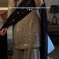 Embroidered Faux Georgette Gharara Suit Set with Dupatta