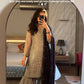 Embroidered Faux Georgette Gharara Suit Set with Dupatta