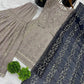 Embroidered Faux Georgette Gharara Suit Set with Dupatta