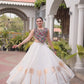 Palm Motif Gota Lehenga Set
