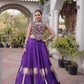 Palm Motif Gota Lehenga Set