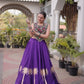 Palm Motif Gota Lehenga Set