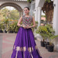 Palm Motif Gota Lehenga Set