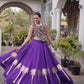 Palm Motif Gota Lehenga Set