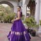 Palm Motif Gota Lehenga Set