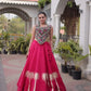 Palm Motif Gota Lehenga Set