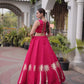 Palm Motif Gota Lehenga Set