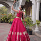 Palm Motif Gota Lehenga Set