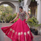 Palm Motif Gota Lehenga Set